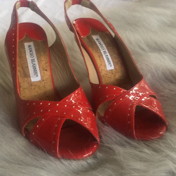 Manolo Blahnik Shoes - Manalo Blahnik red heels